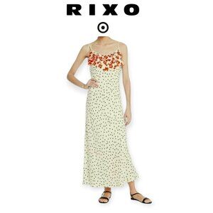 RIXO x Target Polka Dot Ruffle Slip Dress 1X